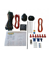 Kit elettrico 7 poli con centralina CAN KGM/SsangYong per gancio traino
